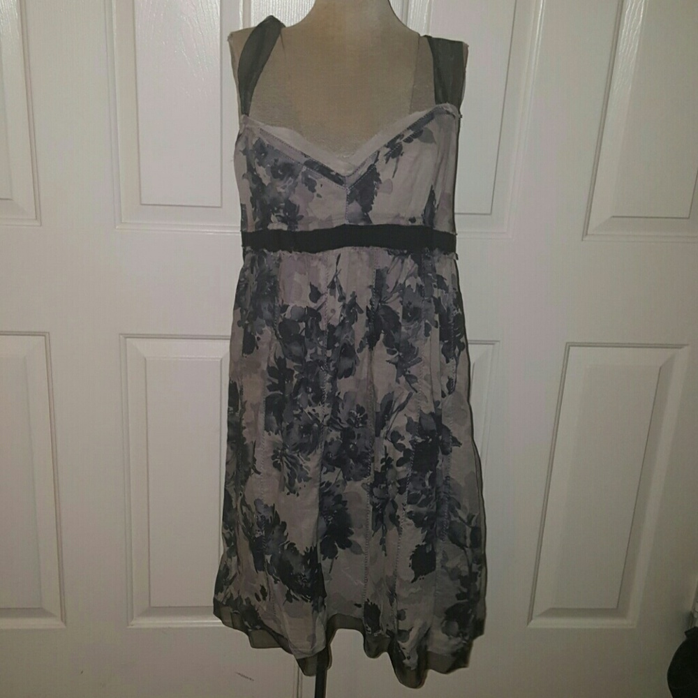 Super 🔥Hot🔥Sexy Ann Taylor Loft Multi layered Mini Dress Edgy L